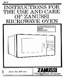 Zanussi Microwave Oven MW 185-page_pdf